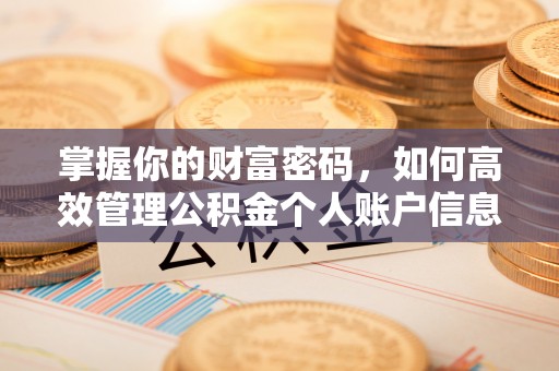 山丹掌握你的财富密码，如何高效管理公积金个人账户信息
