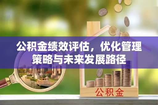 山丹公积金绩效评估，优化管理策略与未来发展路径
