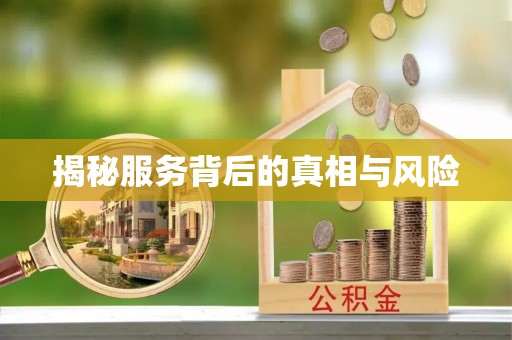 山丹揭秘服务背后的真相与风险