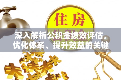 山丹深入解析公积金绩效评估，优化体系、提升效益的关键路径