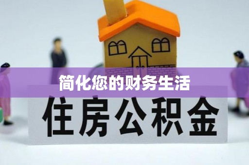 山丹简化您的财务生活